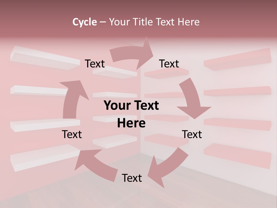 Living Render Illustration PowerPoint Template