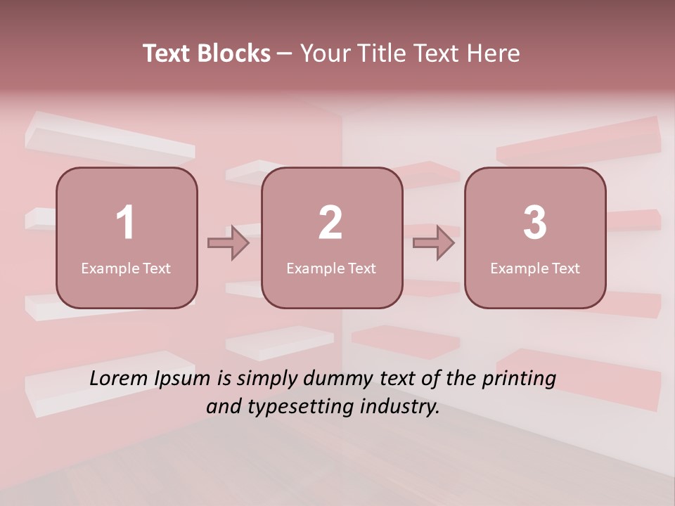 Living Render Illustration PowerPoint Template
