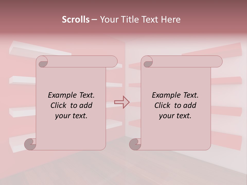 Living Render Illustration PowerPoint Template