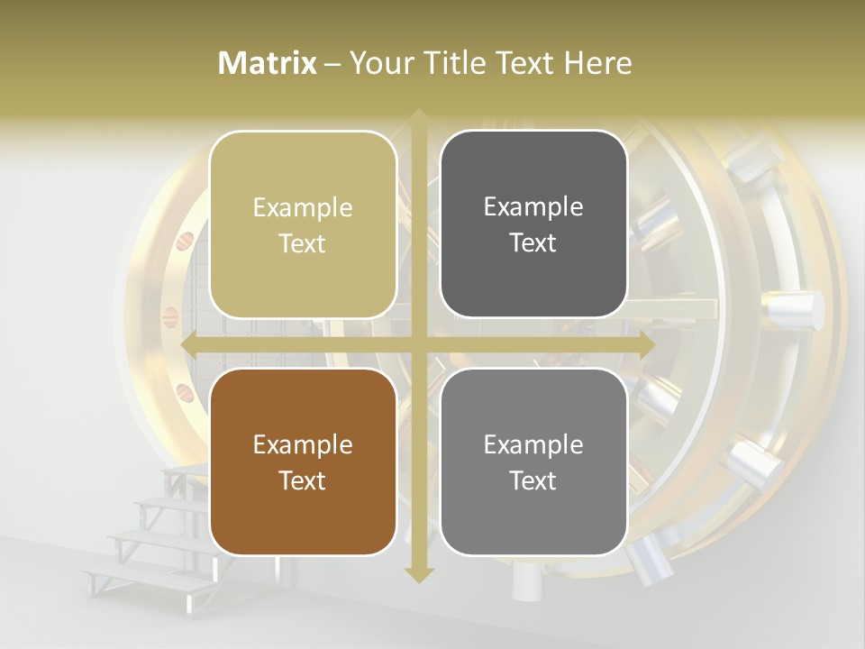 Metal Open Background PowerPoint Template