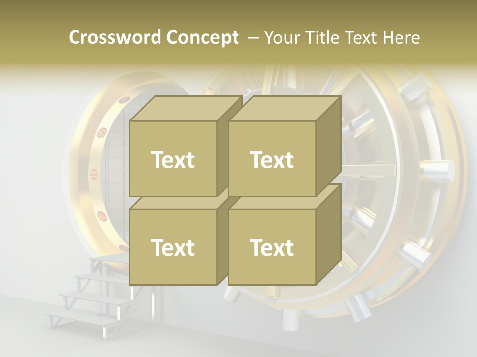Metal Open Background PowerPoint Template