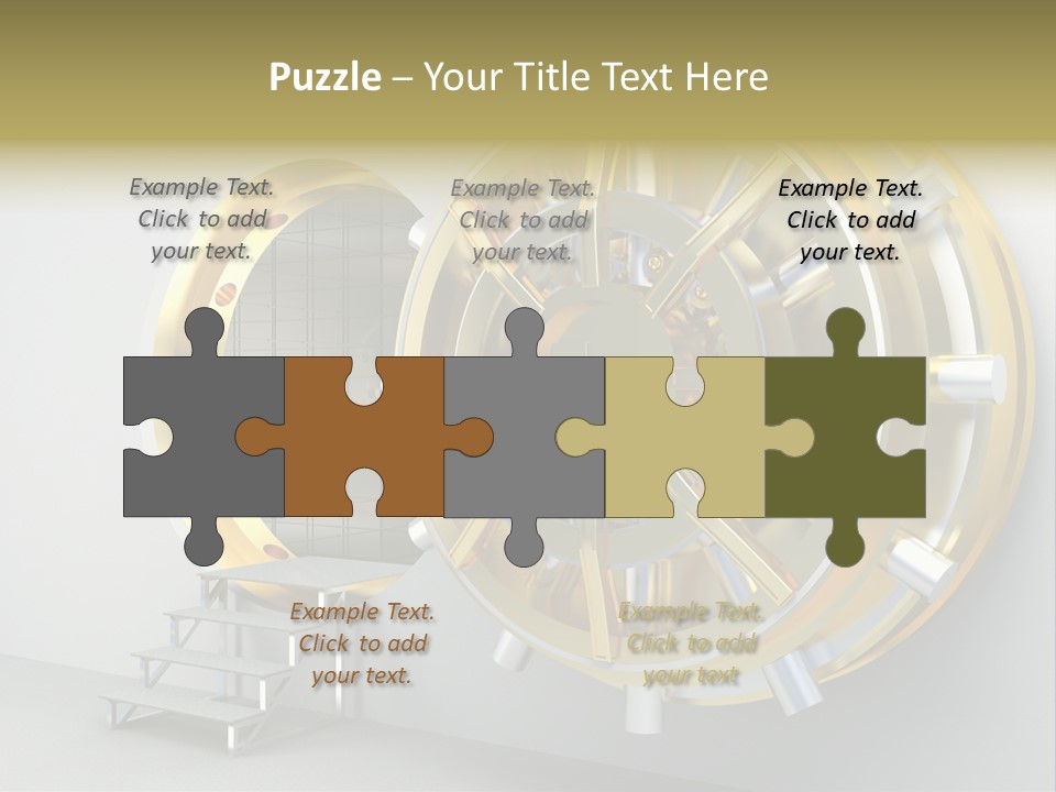 Metal Open Background PowerPoint Template