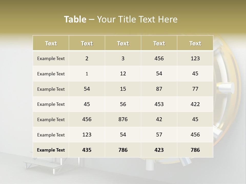 Metal Open Background PowerPoint Template