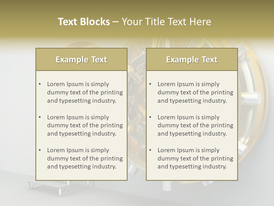 Metal Open Background PowerPoint Template