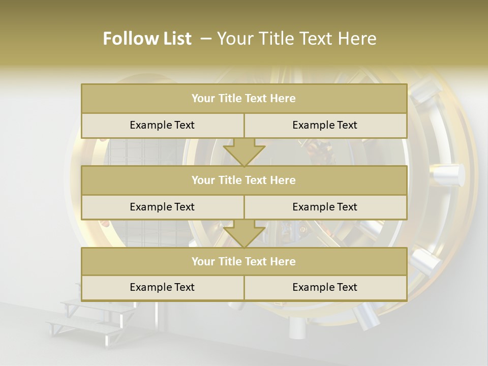 Metal Open Background PowerPoint Template