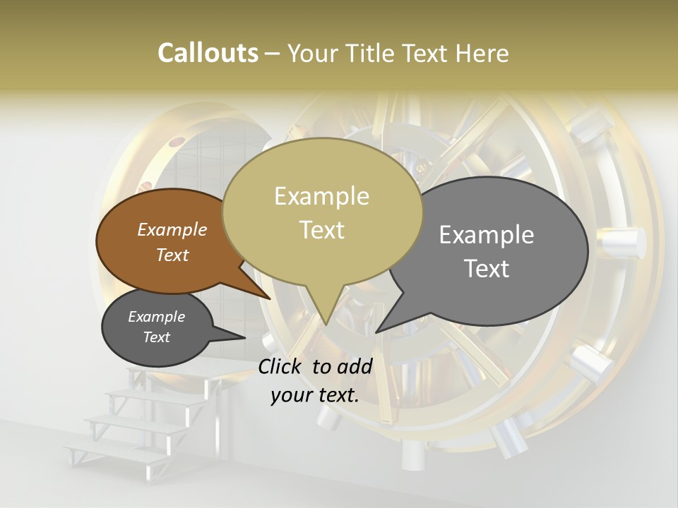 Metal Open Background PowerPoint Template