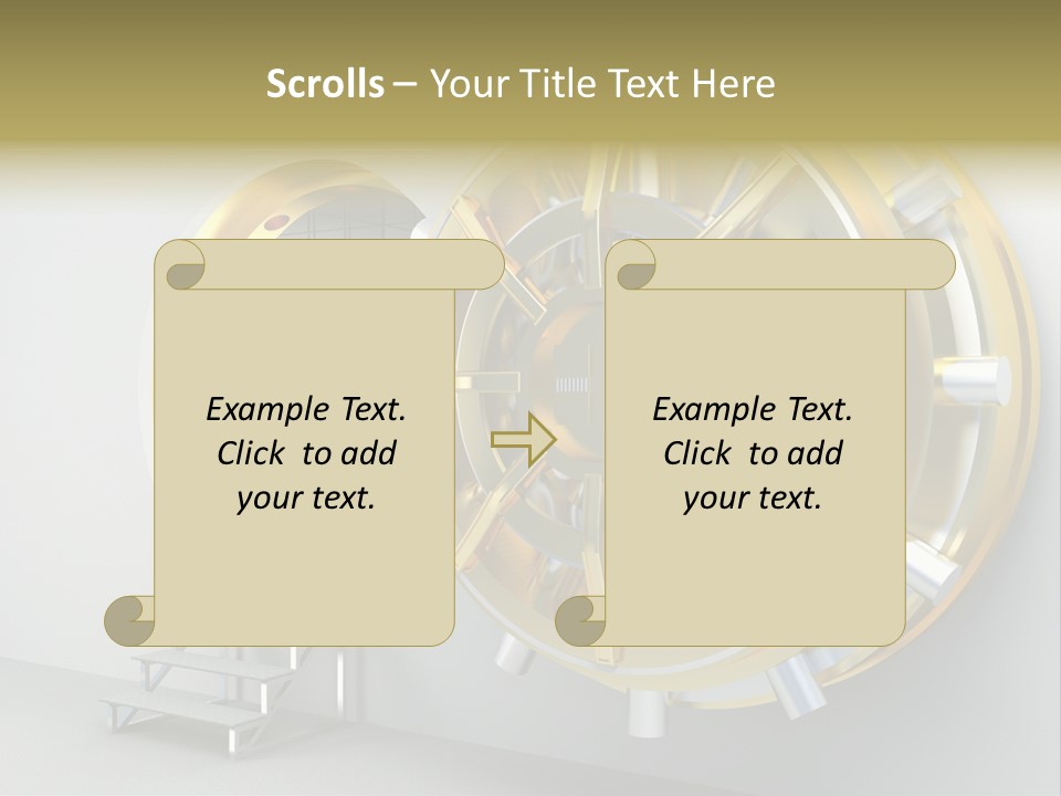 Metal Open Background PowerPoint Template