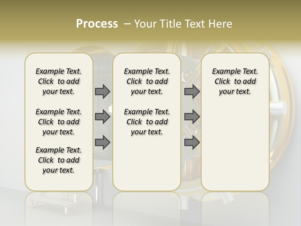 Metal Open Background PowerPoint Template