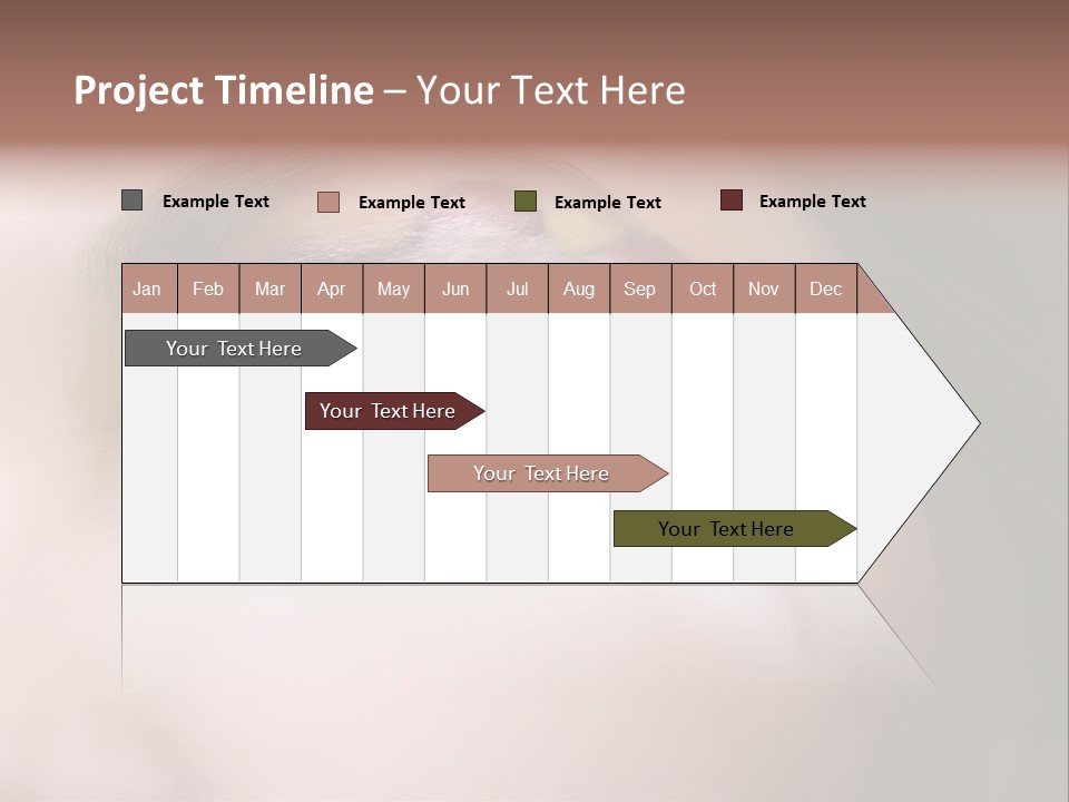 Look Young Eyeshadow PowerPoint Template