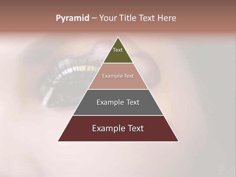 Look Young Eyeshadow PowerPoint Template