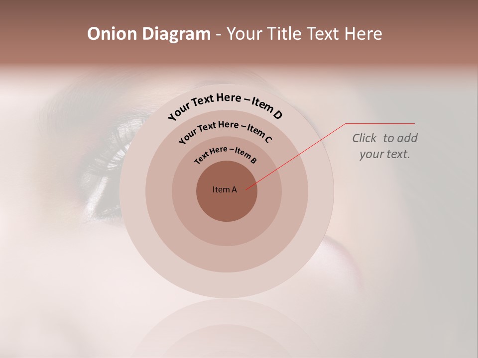 Look Young Eyeshadow PowerPoint Template