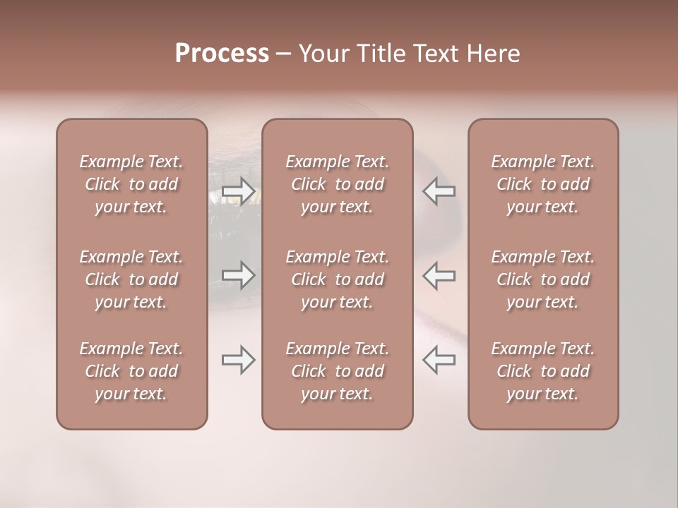 Look Young Eyeshadow PowerPoint Template