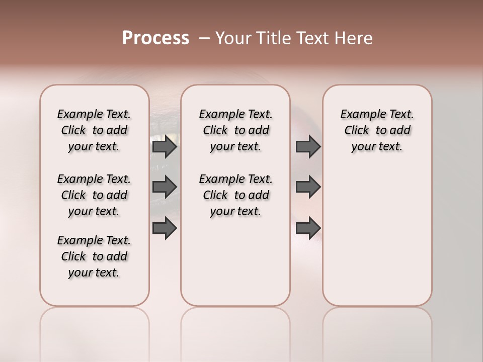 Look Young Eyeshadow PowerPoint Template
