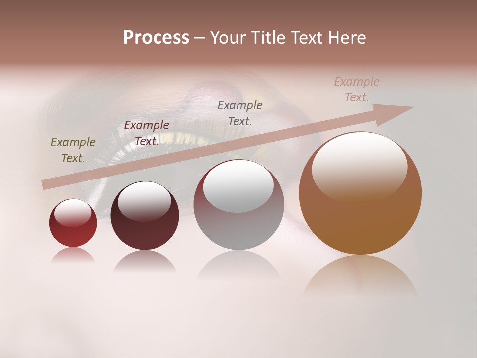 Look Young Eyeshadow PowerPoint Template