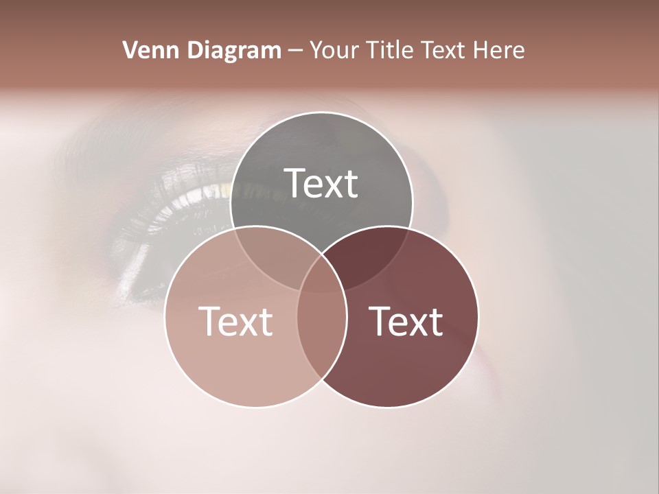 Look Young Eyeshadow PowerPoint Template