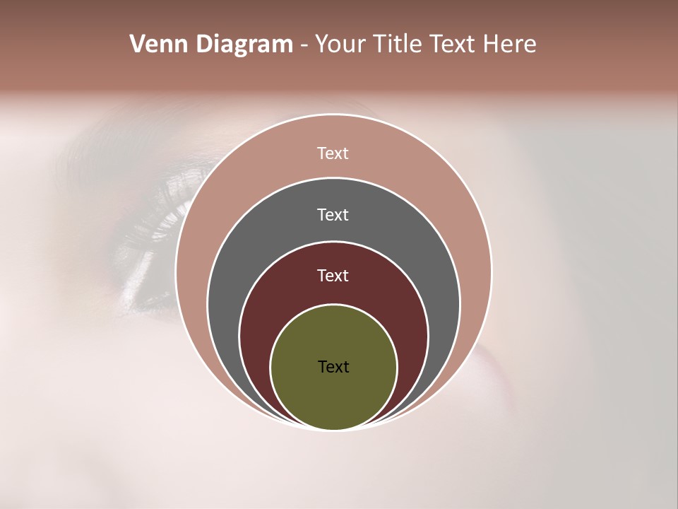 Look Young Eyeshadow PowerPoint Template