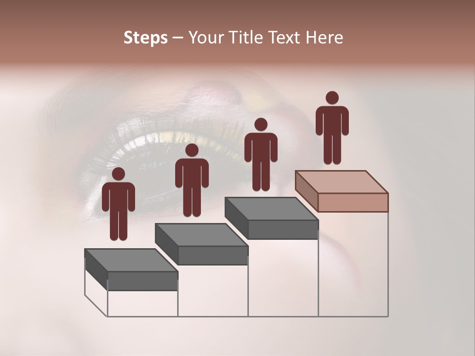 Look Young Eyeshadow PowerPoint Template