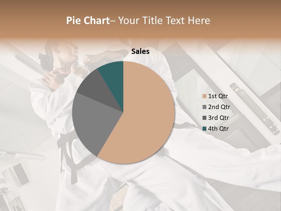Man Art Combat PowerPoint Template