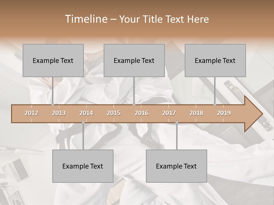 Man Art Combat PowerPoint Template