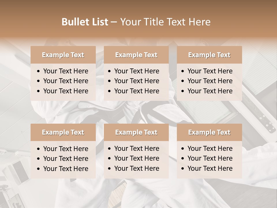 Man Art Combat PowerPoint Template