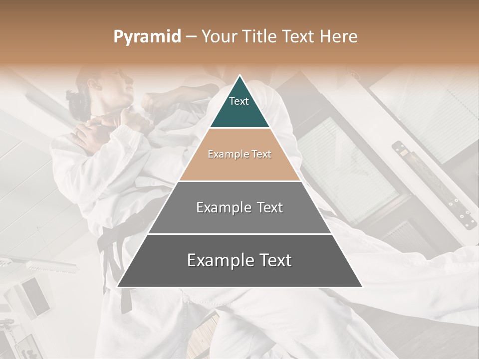 Man Art Combat PowerPoint Template
