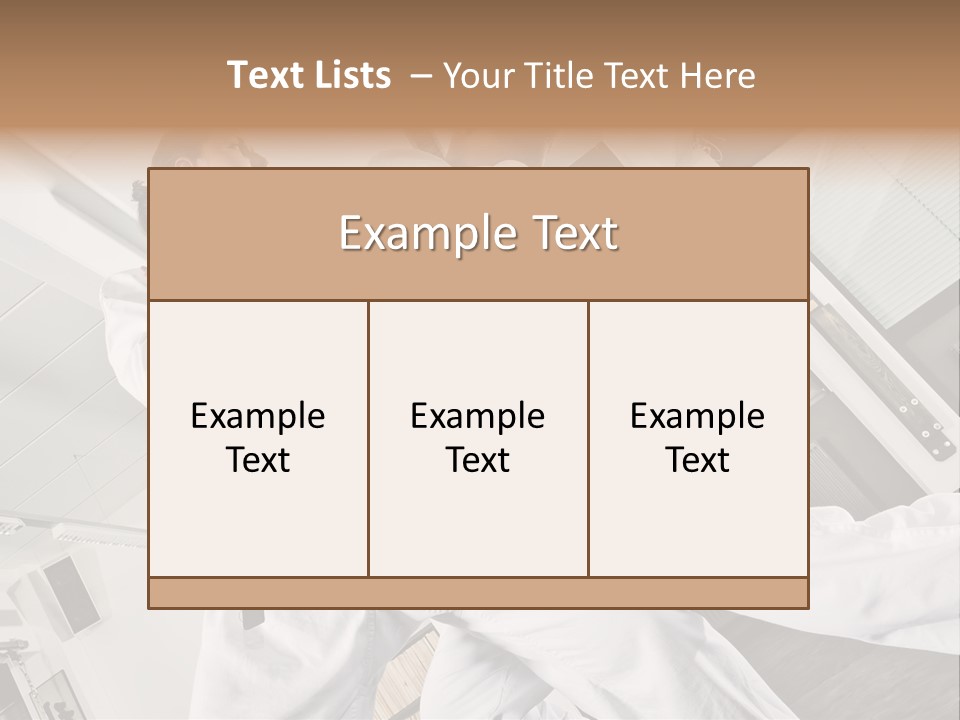 Man Art Combat PowerPoint Template