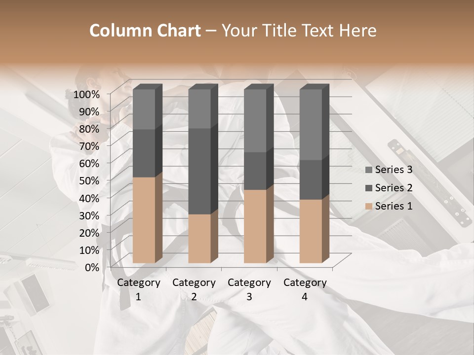 Man Art Combat PowerPoint Template