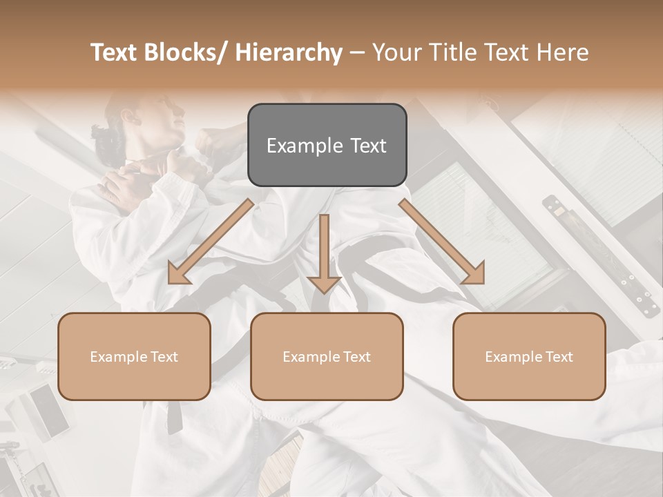 Man Art Combat PowerPoint Template