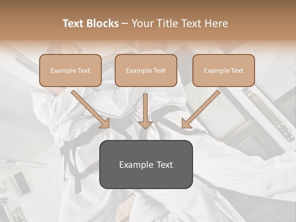 Man Art Combat PowerPoint Template