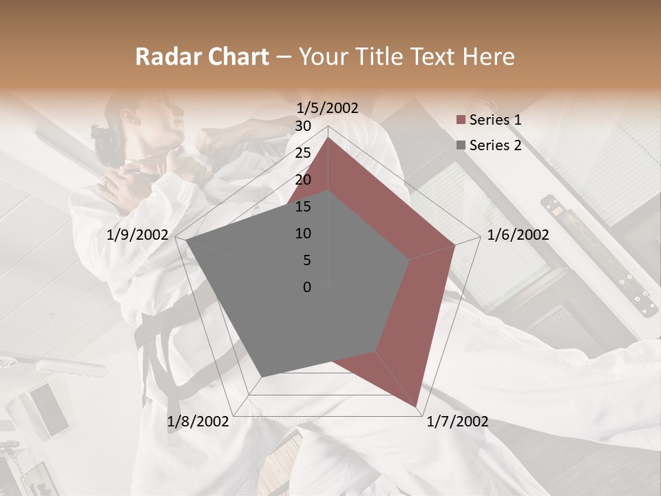 Man Art Combat PowerPoint Template