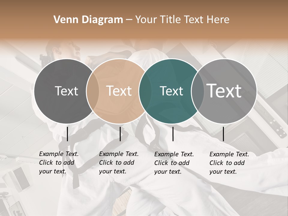 Man Art Combat PowerPoint Template