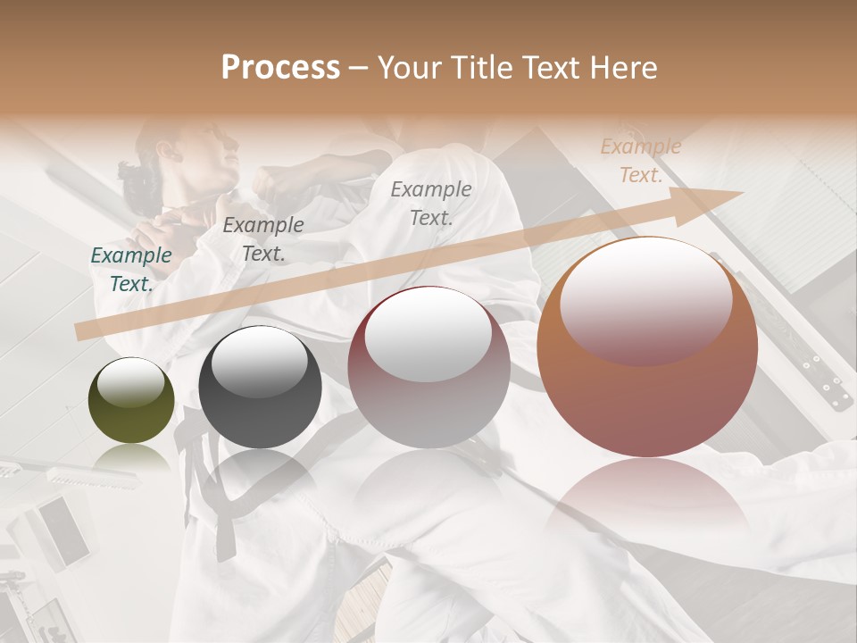 Man Art Combat PowerPoint Template