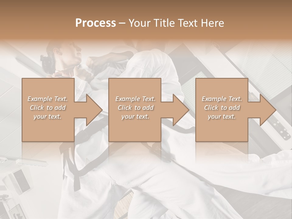 Man Art Combat PowerPoint Template