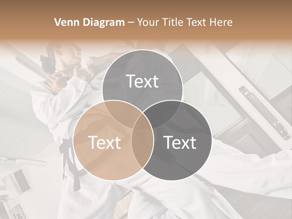 Man Art Combat PowerPoint Template