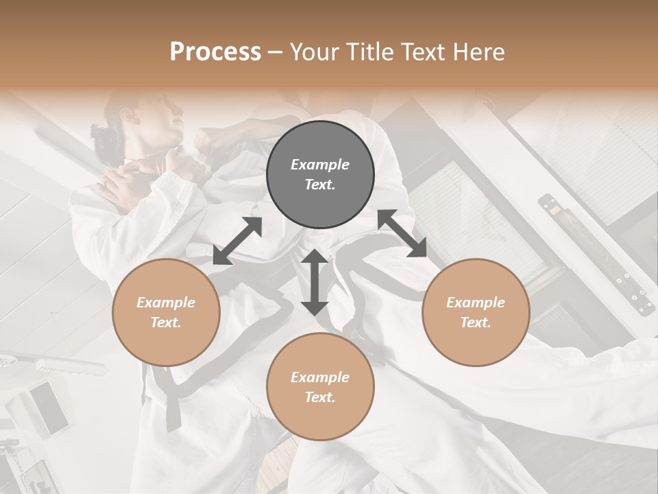 Man Art Combat PowerPoint Template