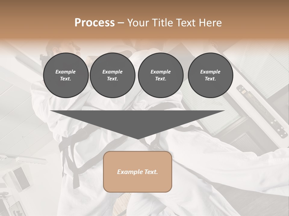 Man Art Combat PowerPoint Template