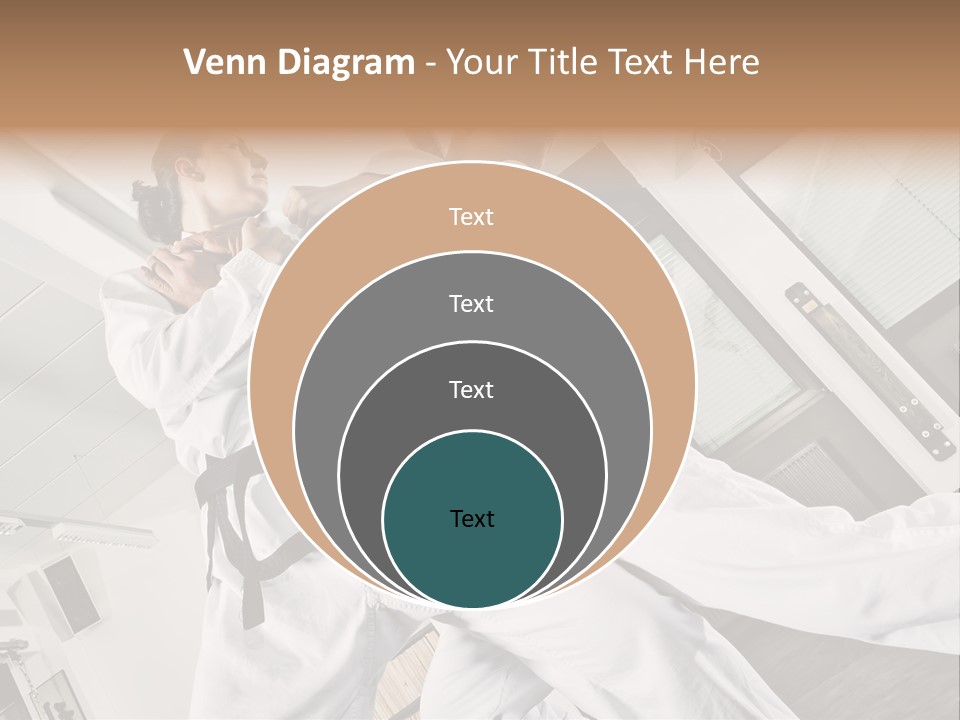Man Art Combat PowerPoint Template