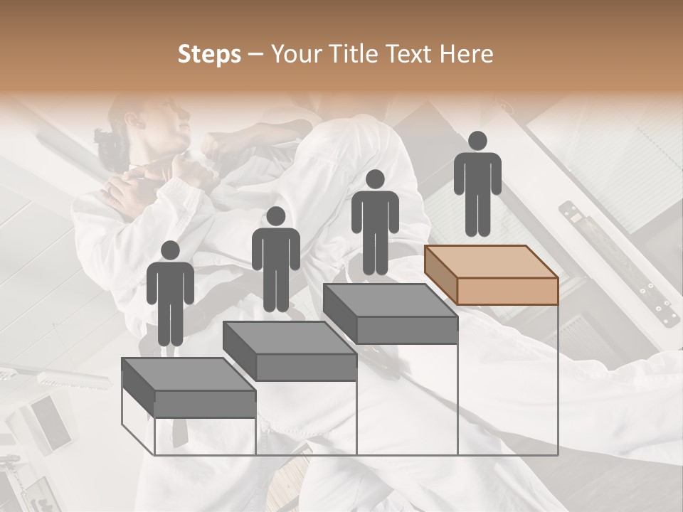 Man Art Combat PowerPoint Template