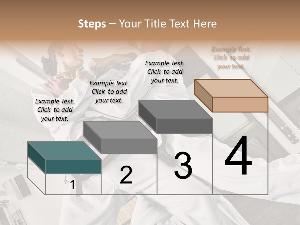 Man Art Combat PowerPoint Template