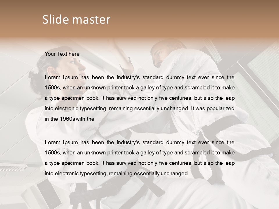 Adult Activity Art PowerPoint Template