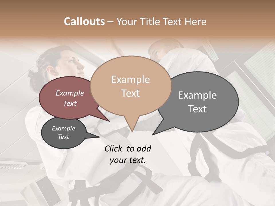 Adult Activity Art PowerPoint Template