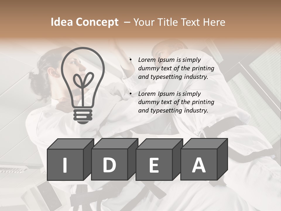 Adult Activity Art PowerPoint Template