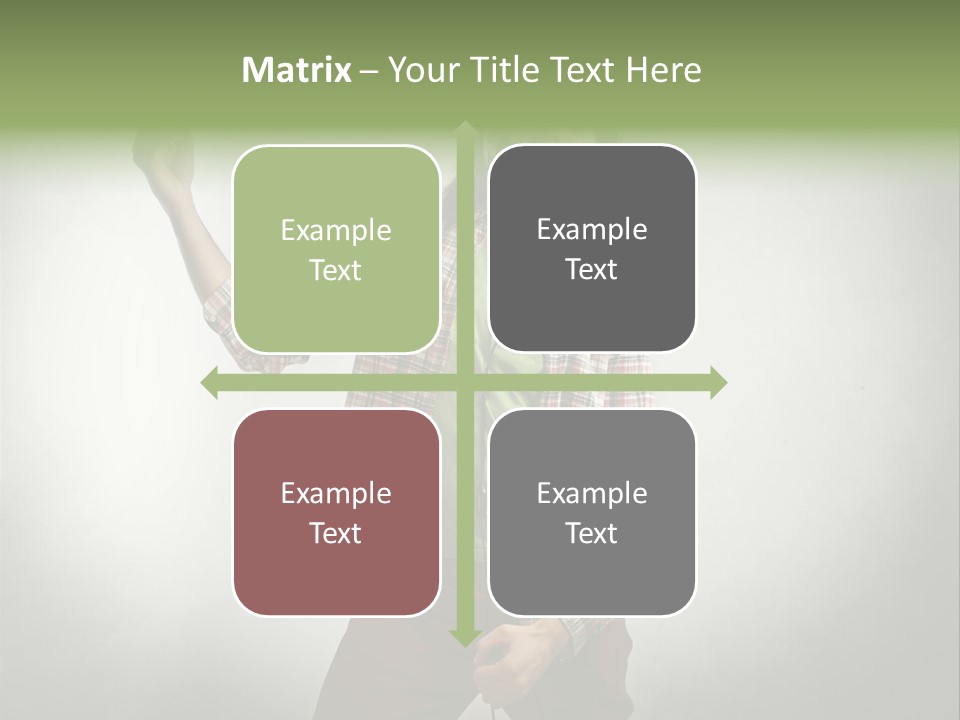 Song Earphones Man PowerPoint Template