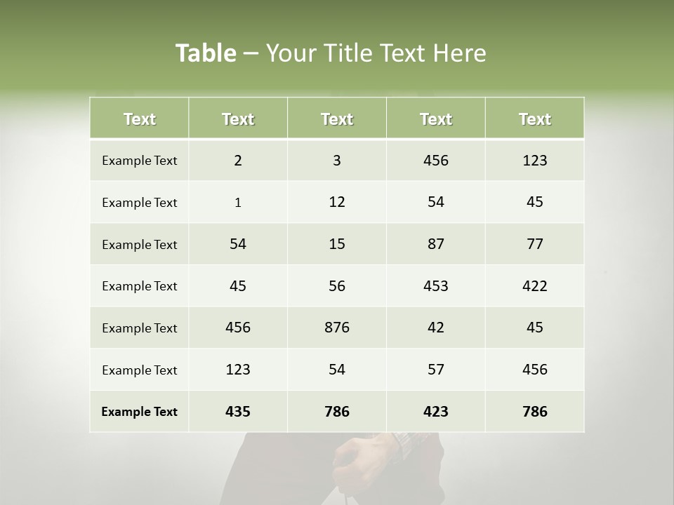 Song Earphones Man PowerPoint Template