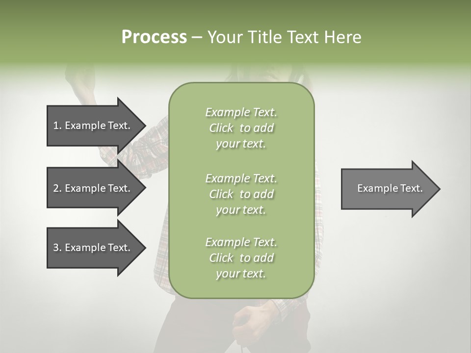 Song Earphones Man PowerPoint Template