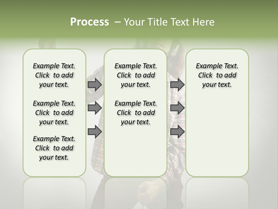 Song Earphones Man PowerPoint Template
