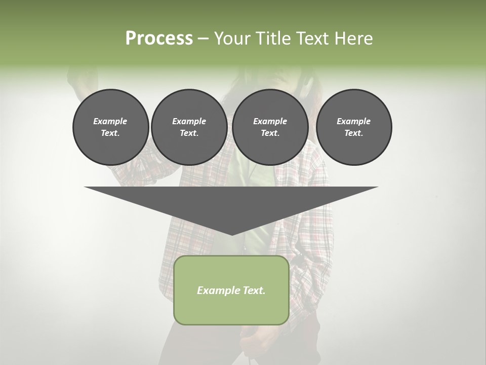 Song Earphones Man PowerPoint Template