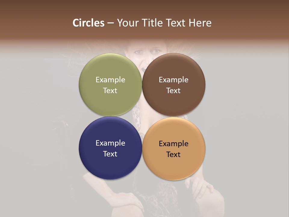 Open Blonde Expression PowerPoint Template