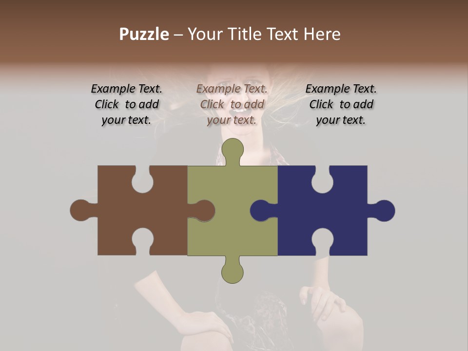 Open Blonde Expression PowerPoint Template