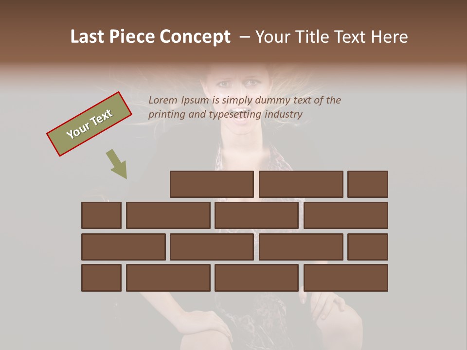 Open Blonde Expression PowerPoint Template